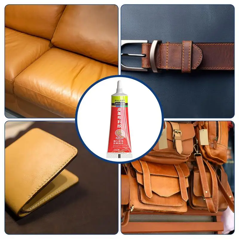 Adhesive For Leather Waterproof Leather And Fabric Adhesive Repair Portable Instant Fabric And Leather Adhesive For Furniture