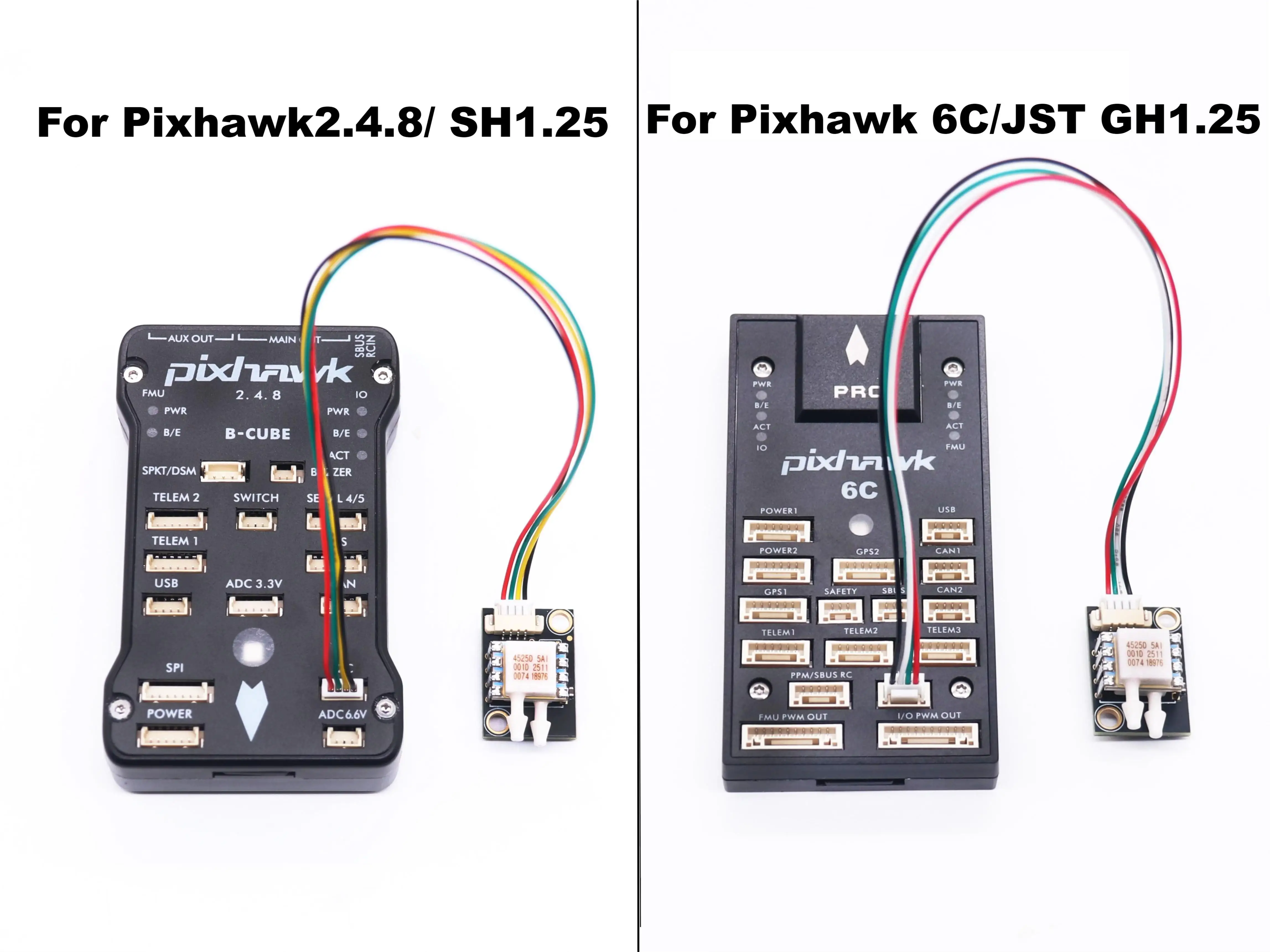PX4 Differential Airspeed Pitot Tube MS4525DO + Pitot Tube Airspeedometer Airspeed Sensor for Pixhawk2.4.8/6C  Flight Controller
