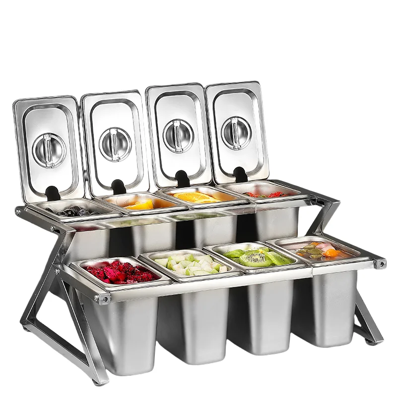 Stainless steel metal modern bar accessories set, non-slip, washable