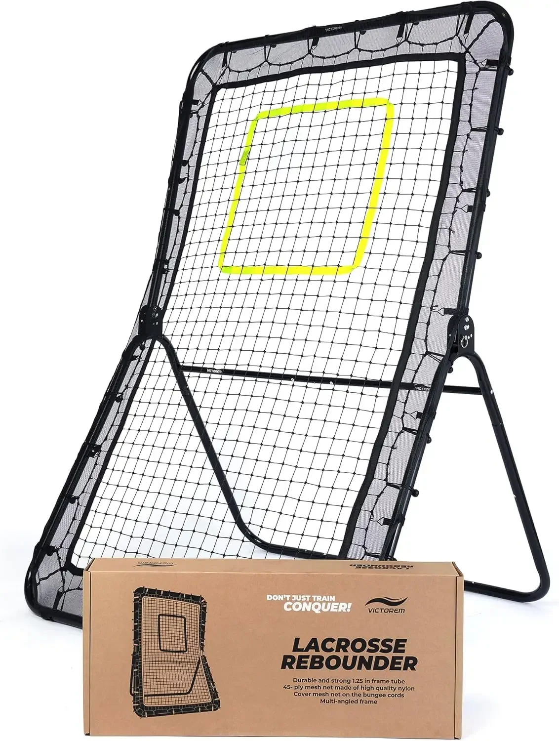 Lacrosse for Backyard - 6x4 Ft. Lacrosse Bounce Back Net, Volleyball , Pitch Back Baseball