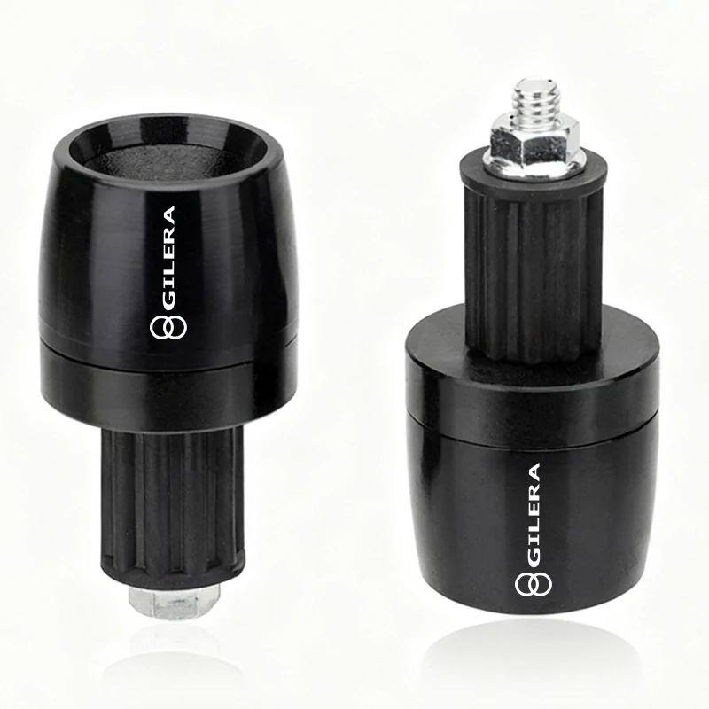 New Motorcycle Handlebar Grips Ends Handle Bar Cap End Plug Accessories For Gilera GP800 Fuoco Nexus 500 Runner 50 125 200