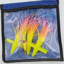 Daisy Chains-Fishing Tackle with Squid Skirt, Fishing Lures, Trolling Lures, 8, 9