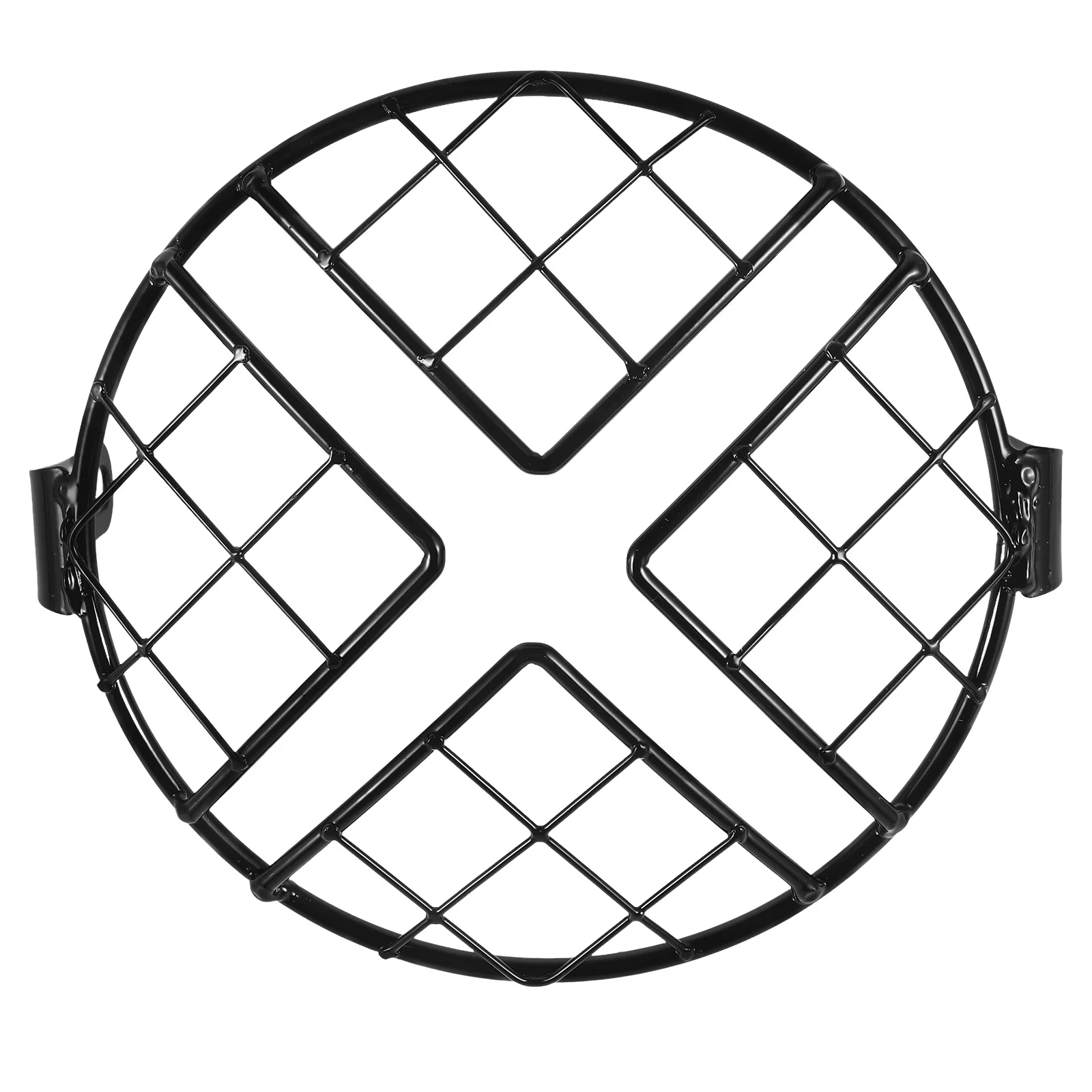 

Stylish Motorcycle Headlight Grille Protector Screen Hood Front Lamp Shield Durable Grid Design Light Transmission