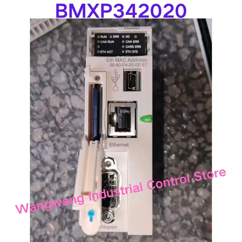 Second-hand test OK , PLC module  processor BMXP342020