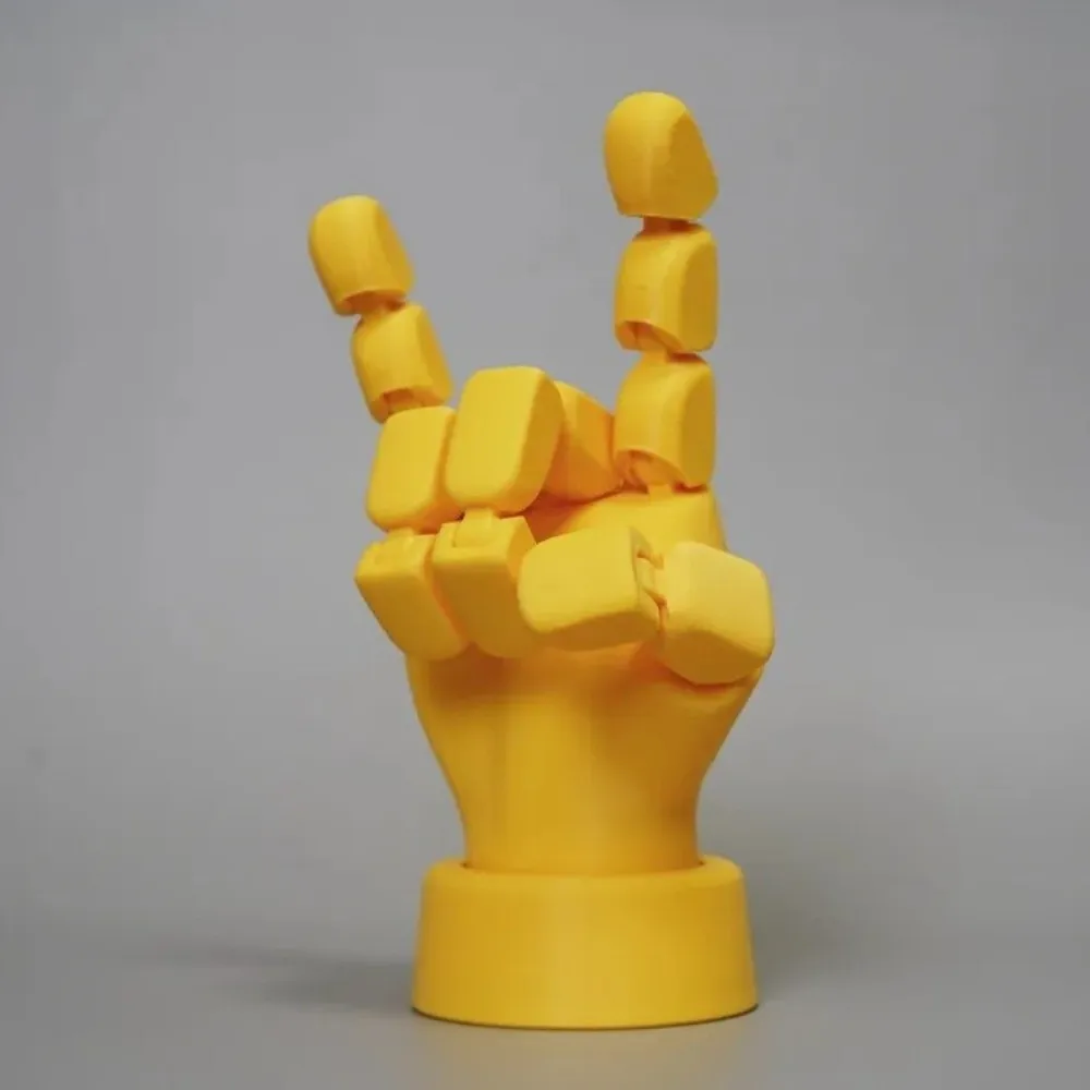 

Adjustable Joint 3D Printed Hand Model Unique Plastic Movable Joint Hand Novelty Articulated Hand Model Office Desk Decor