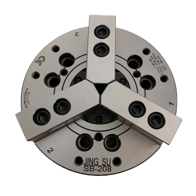 6 Inch SB206 Hollow Three Jaw Hydraulic Power Chuck Oil Pressure CNC Lathe Chuck