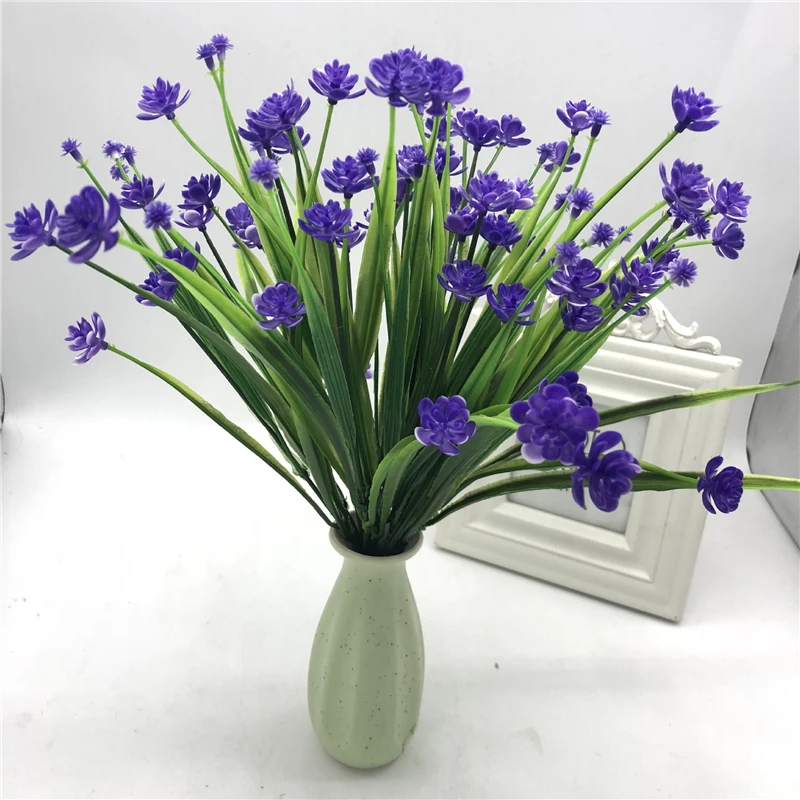 33 Heads Mini Tulips Bouquet Plastic Artificial Flower for Spring Home Wedding Decoration Colorful Tulip Fake Flowers Flores
