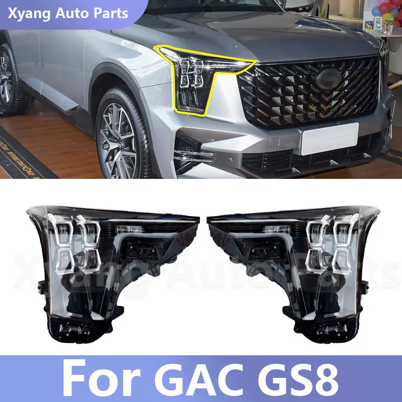 

Лампа переднего бампера для GAC GS8 2022- 7210001 DRS0204M10 7210002 DRS0204M10 7210001 DRS0100M10 7210002 Фара DRS0100M10 в сборе