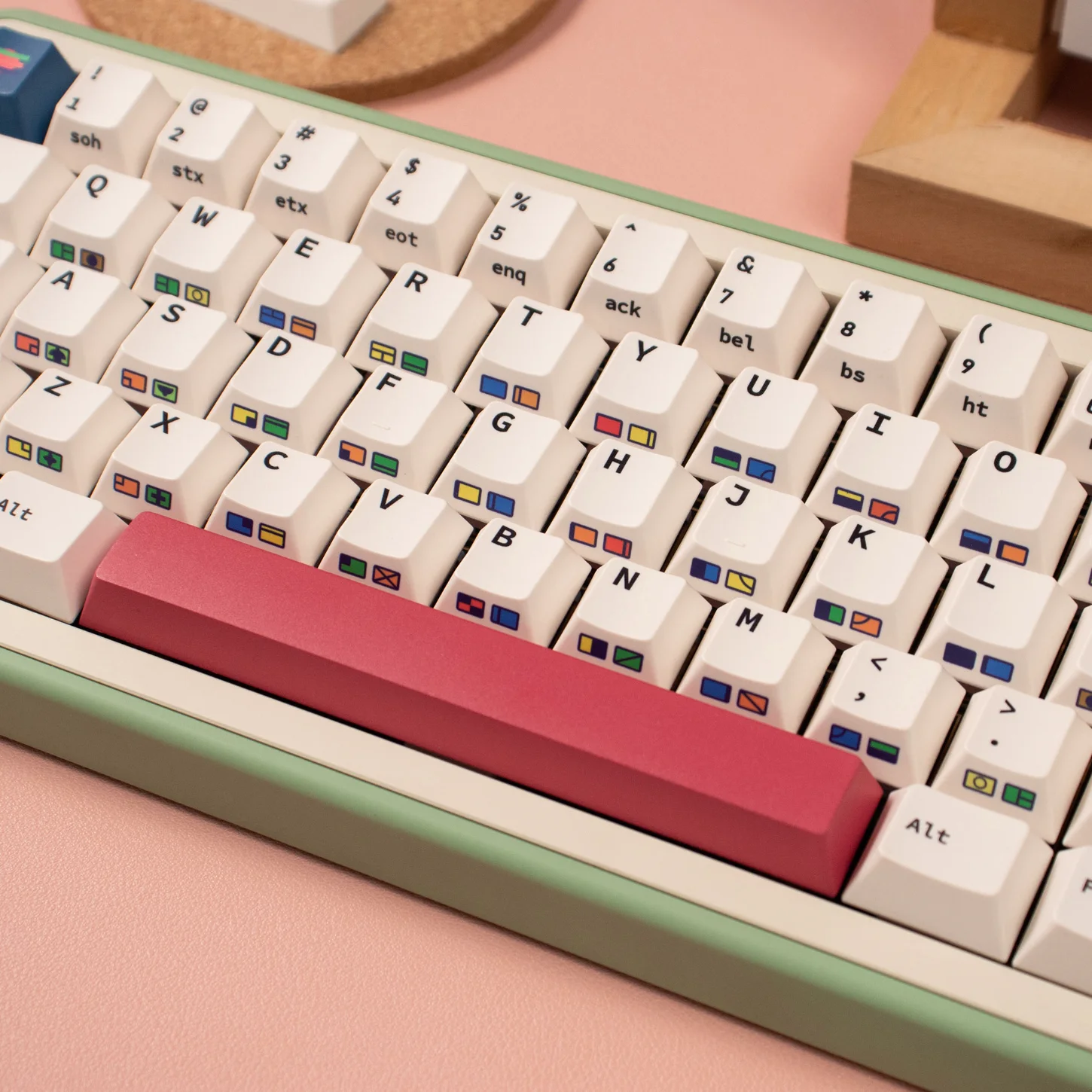 

Color Personalized Keycap PBT Cherry 148 Key Keychain Compatible with 61/75/87/104/108 Mechanical Keyboard