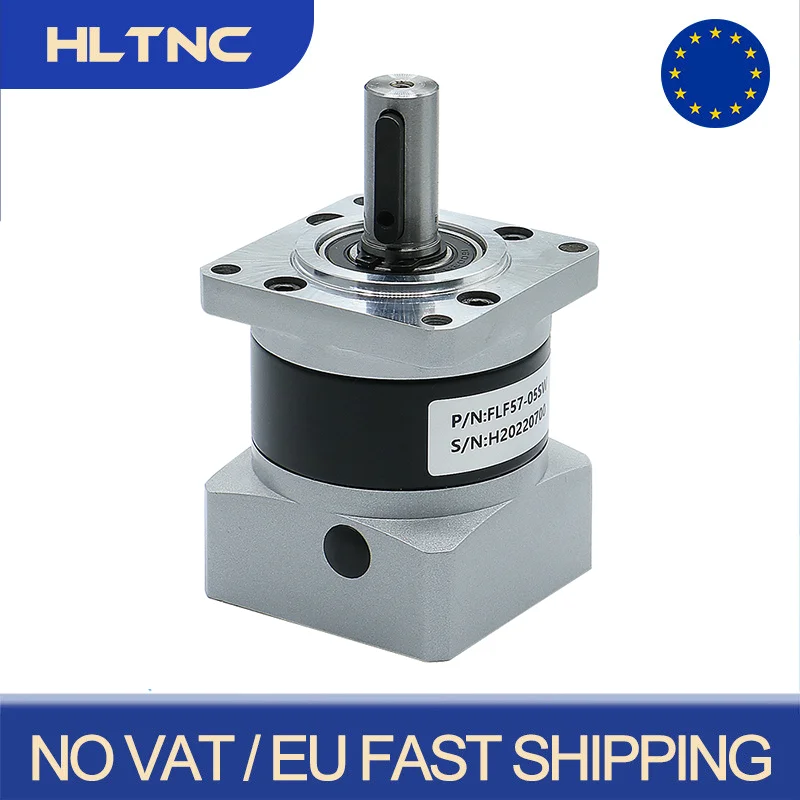 HLTNC FLF57 LSW 8mm Input Planetary Gear Reducer Gearbox With Ratio 4:1 5:1 10:1 For Nema23 57mm Stepper Motor of CNC Engraver