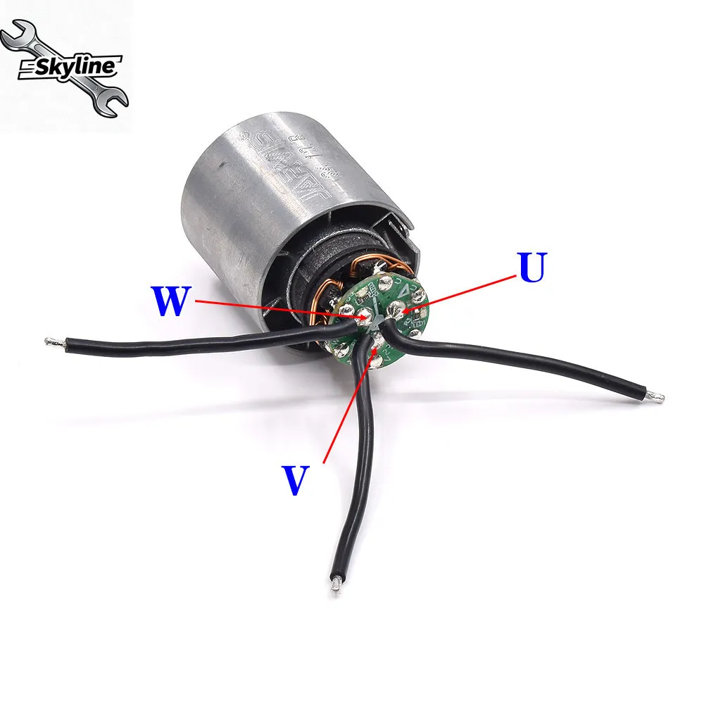 2S 7.4V 110,000 RPM Mini Brushless Fan Aluminum Impeller Hair Dryer Super High Speed Motor 150W