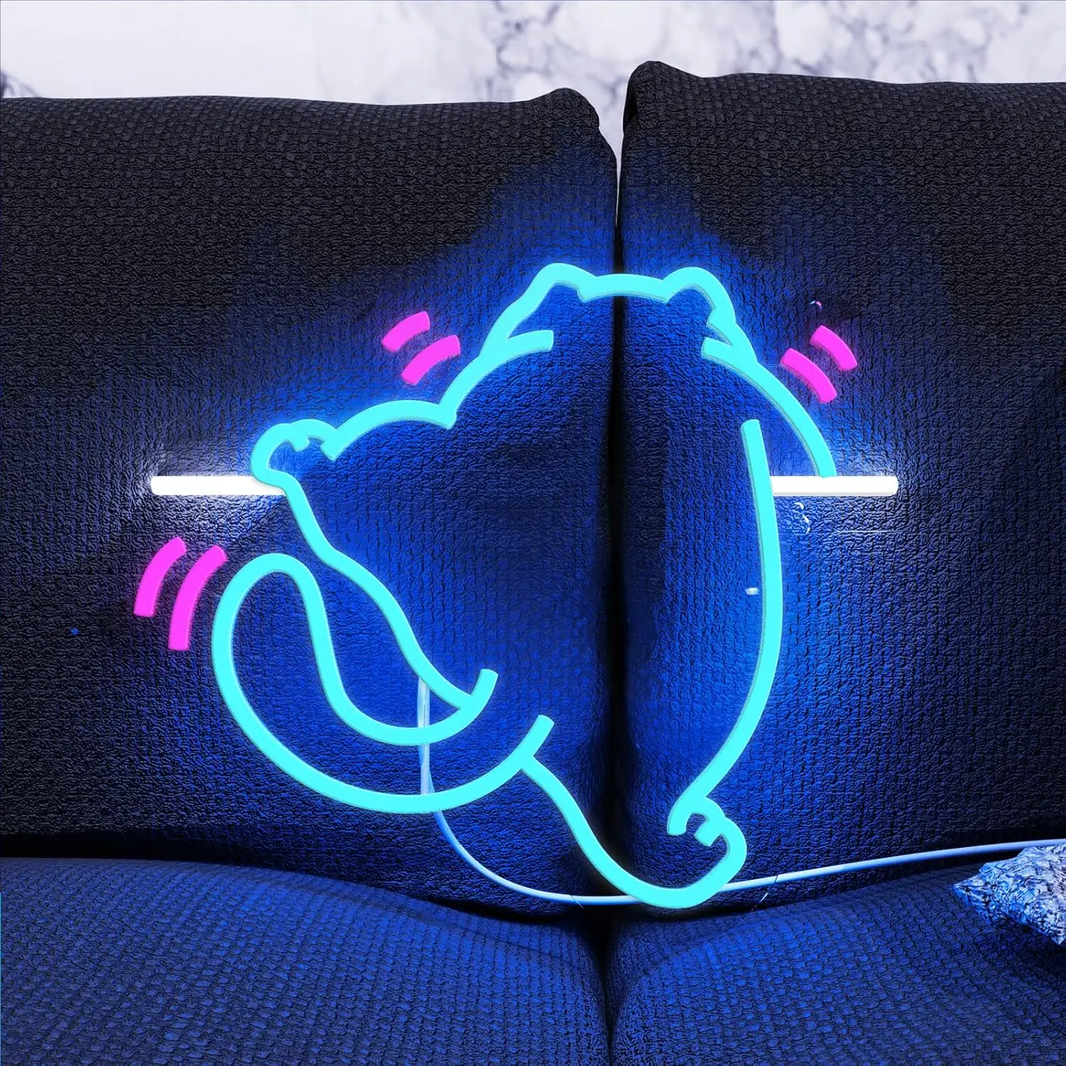 cute Cat Neon Sign Dimmable LED Neon Light for Bar Cafe Club Wall Decor Pet Lover Gift Shop Window Display Neon Night Light gift