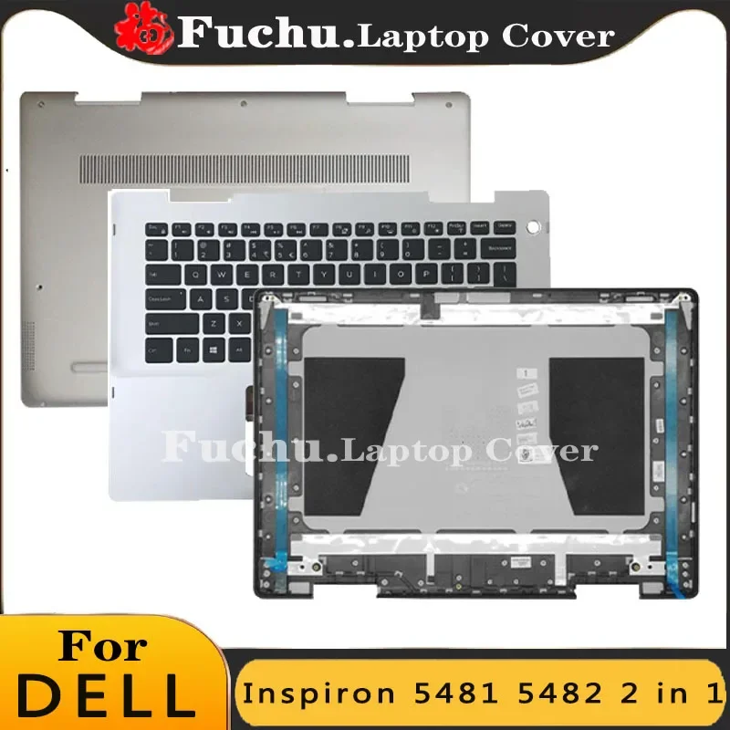 NEW For DELL Inspiron 14 5481 5482 2 in 1 Laptop LCD Back Cover/Palmrest/Bottom Case / Keyboard P/N 041KVJ 01K3JR 00V9J6