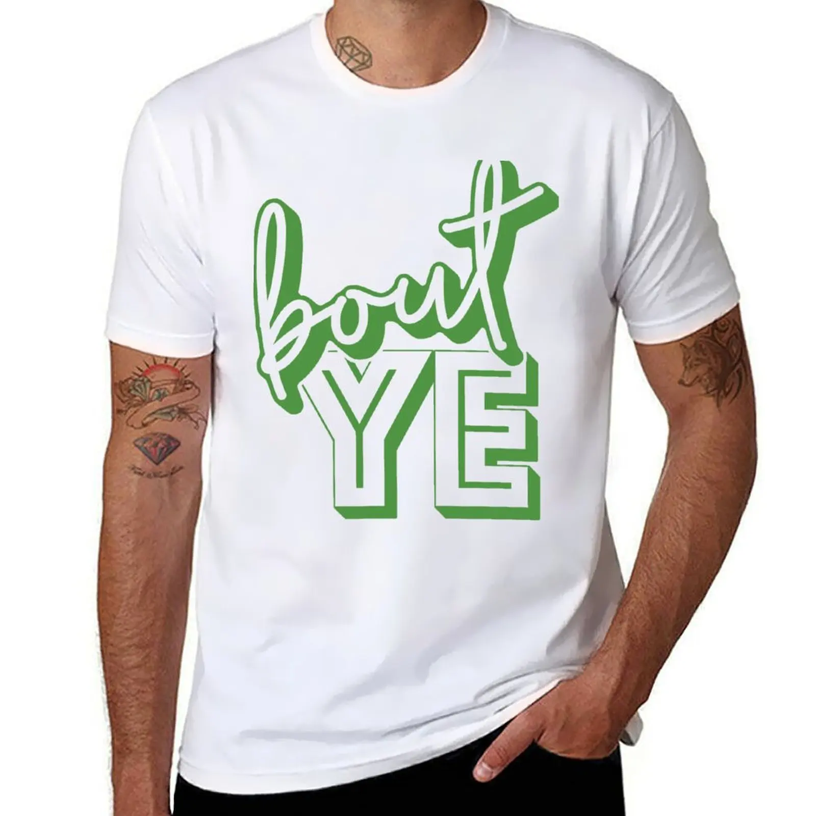 Camiseta Bout Ye, Irlanda del Norte Slang Dialect, camiseta para hombre, Camiseta 100% de algodón, camiseta de lujo para hombre