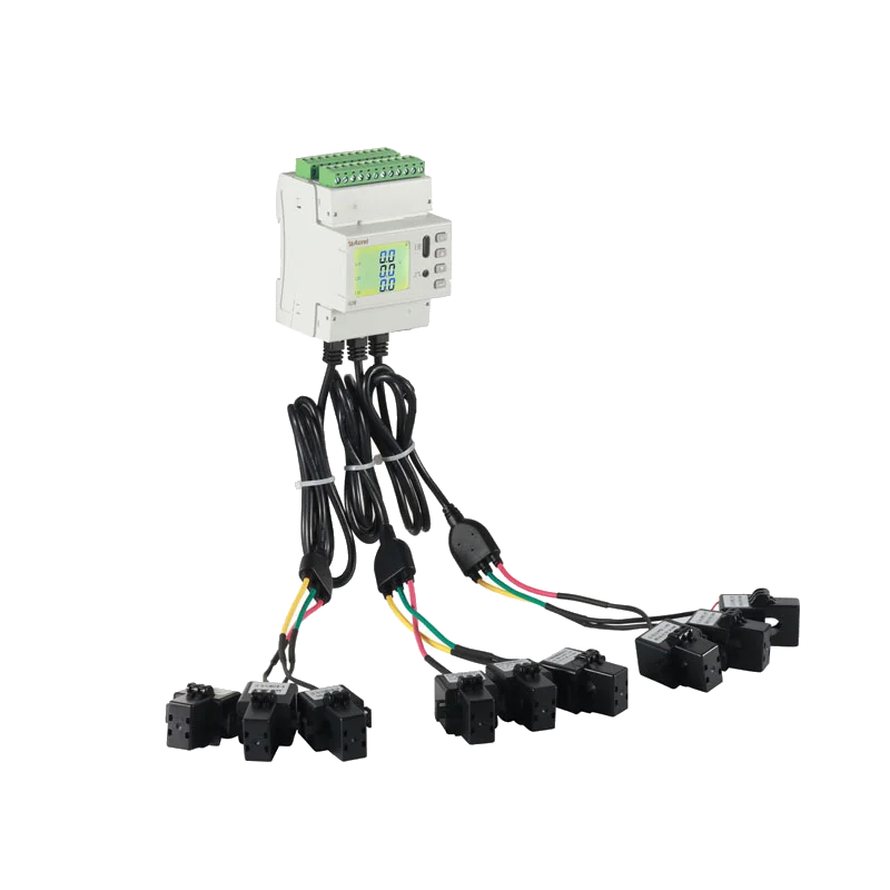 Acrel Adw210 Rs485 Modbus-Rtu 4-kanaals 3-fase Energiemeter Voor Stroombewaking Met Gesplitste Kernstroomtransformator
