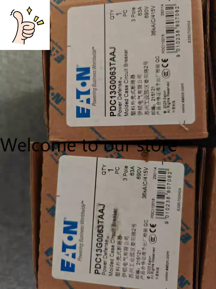 Eaton PDC13G0063TAAJ New PDC Series Molded Case Circuit Breaker Is Small In Size And Easy To Install