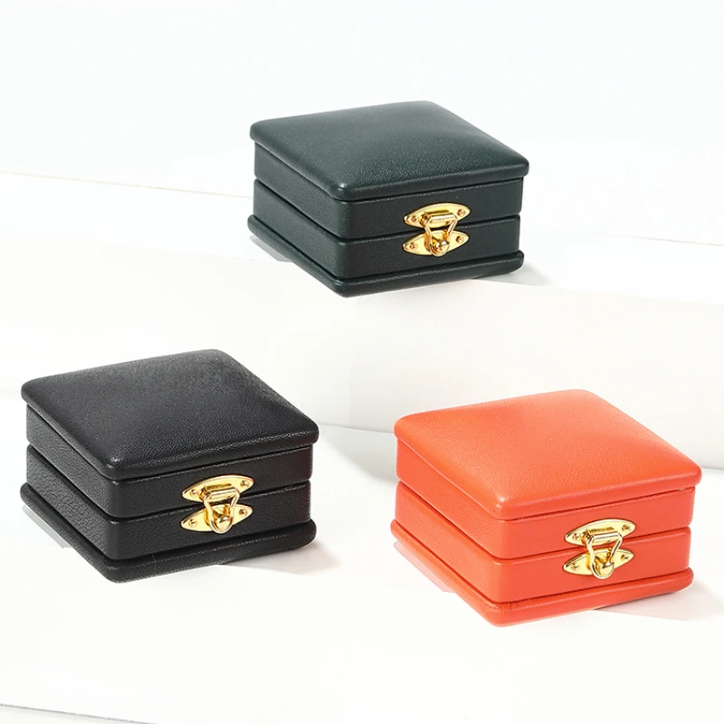 

Premium Nude Diamond Box Gem Jewelry Storage Colorful Treasure Packaging Jewelry Box Diamond Display Box