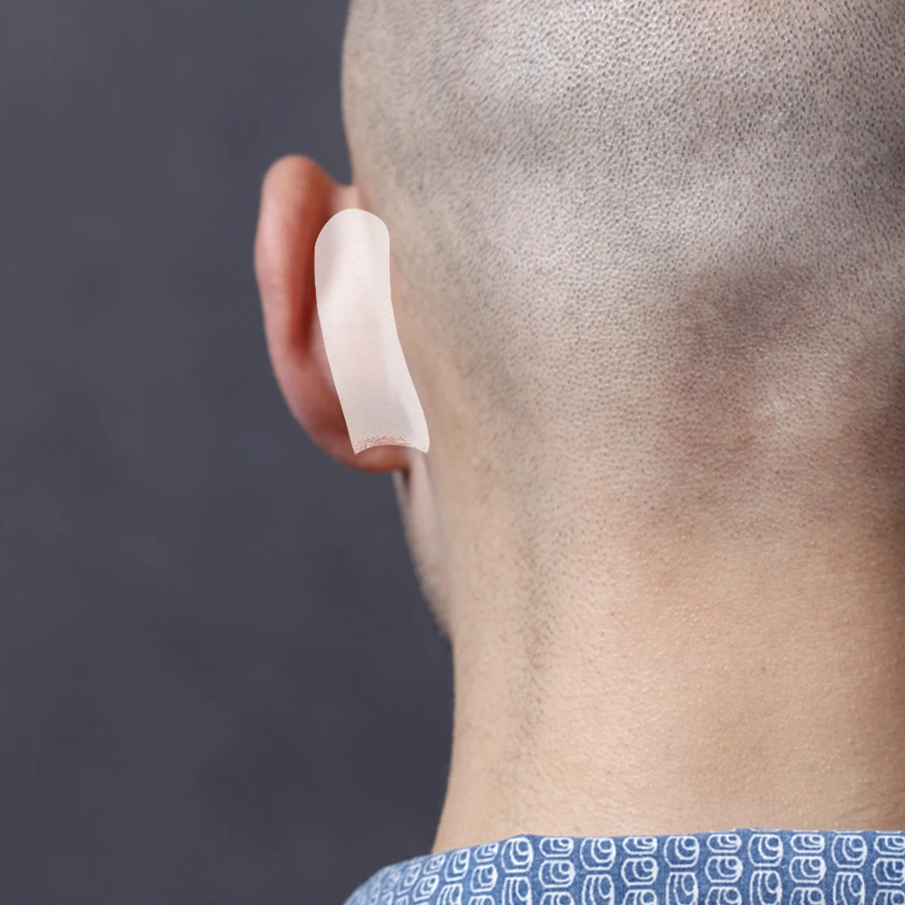 120 قطعة ملصقات تصحيح الأذن شريط عمودي للآذان النزرة النساء الأذن التصحيح دعم لاصق غير مرئية التخسيس