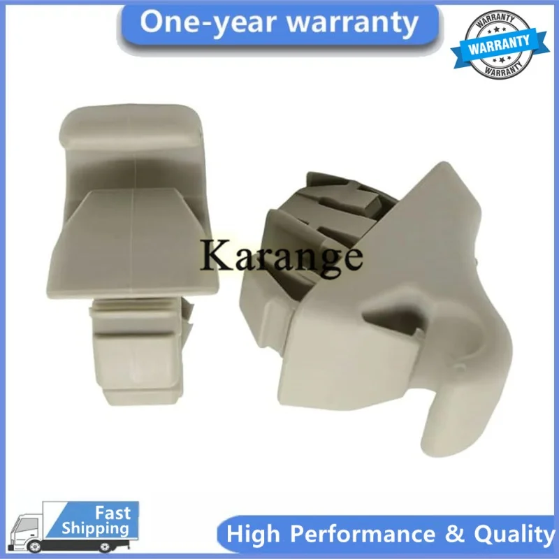High Quality 2PCS Sun Visor Hook Holder Clip for Mitsubishi Montero MK3 Pajero 2000-2006 Sunvisor Hanger Hook MR779704 MR779705