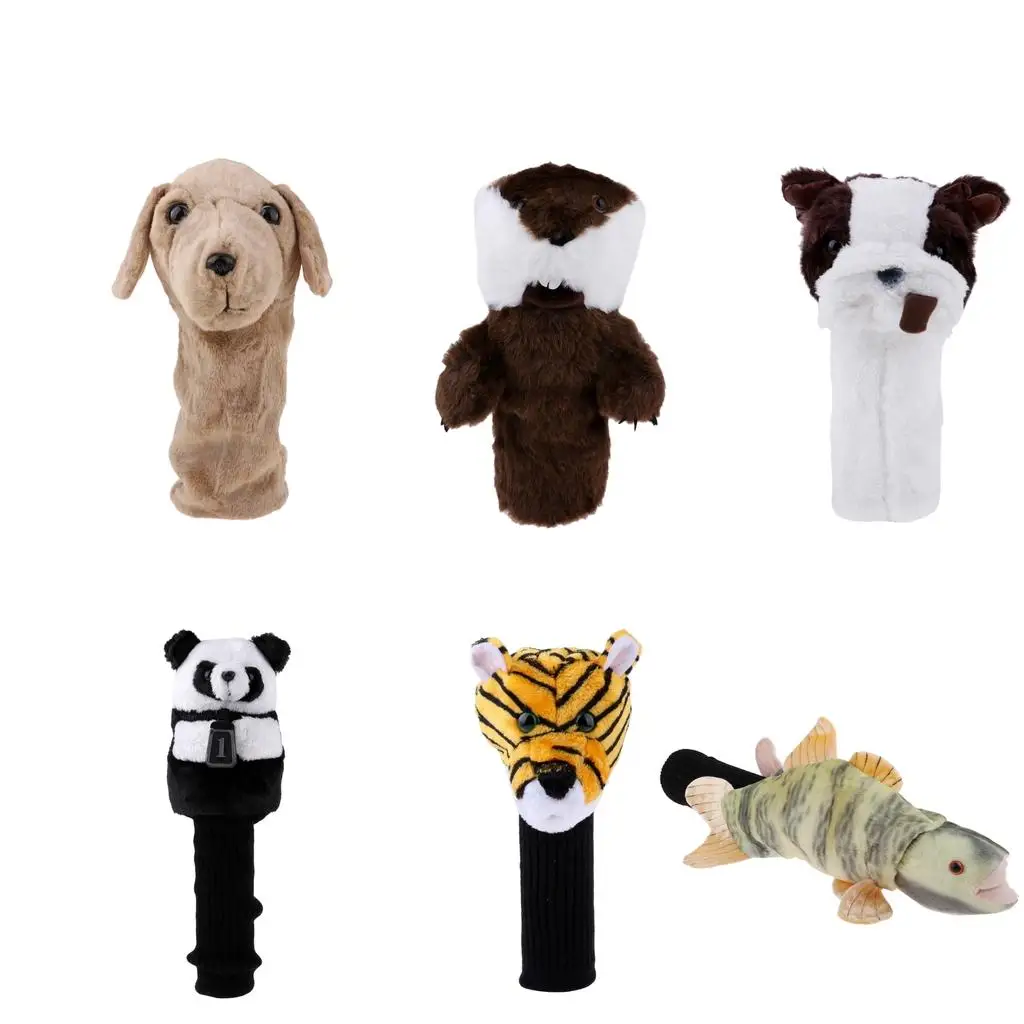 골프 클럽 우드 드라이버 헤드커버 헤드 커버 교체 - 6가지 스타일