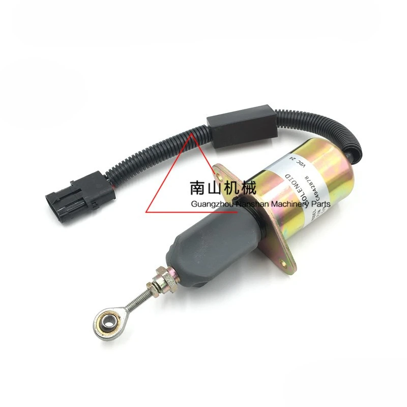 

For Cummins 6CT engine flameout solenoid valve switch c4942878 flameout switch assembly 12v 24V excavator