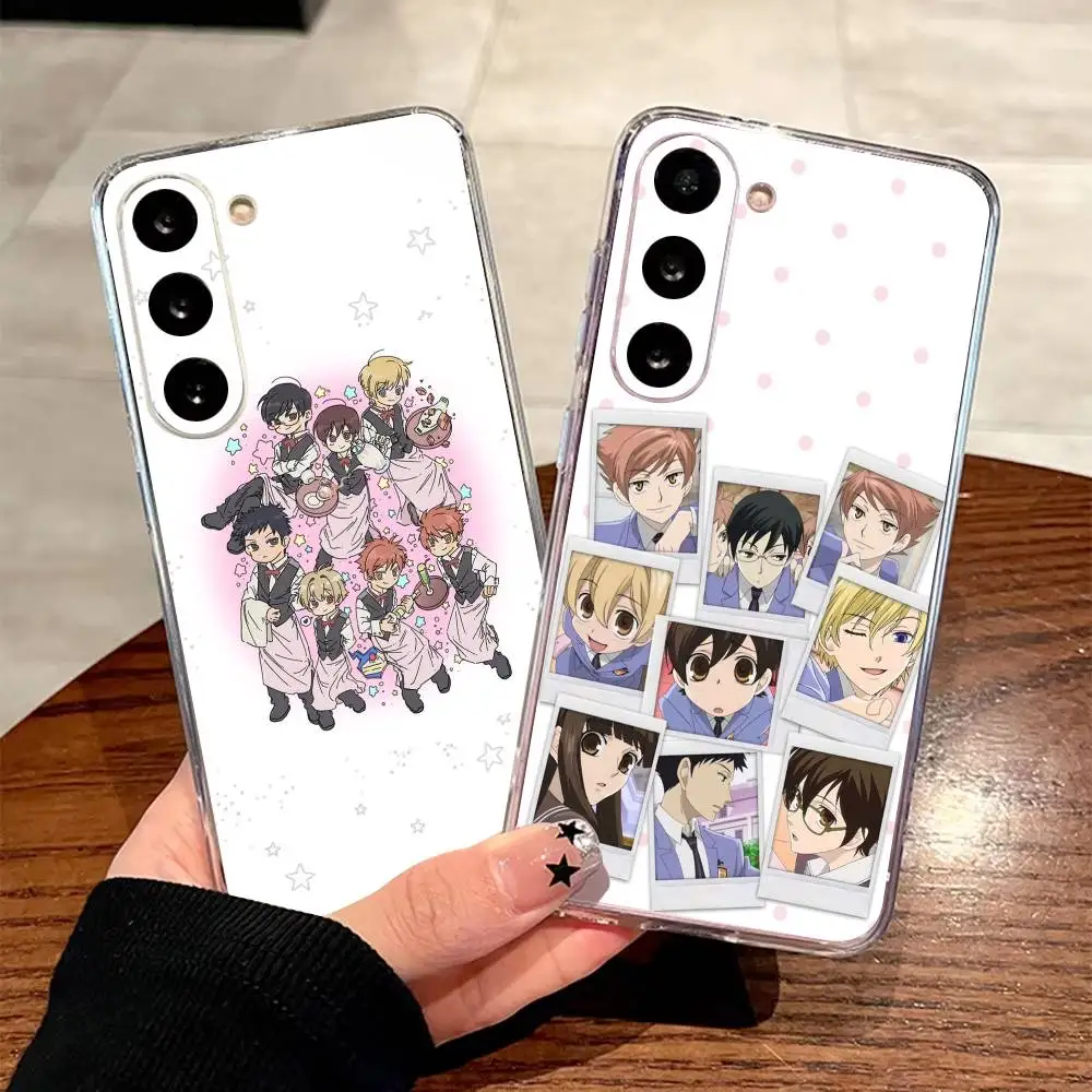 Anime O-Ouran High School H-Host Club  Phone Case For Samsung A05 A54 A34 A24 A14 Cover Transparent Silicone Phone Cover