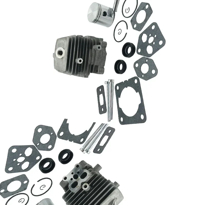 BG56 Cylinder Piston Kit Compatible With Stihl= BG56, BG56C, SH56, SH56C,BG86,BG86C,BR200,SH86,SH86C,SR200 Replace 4241 020 1204