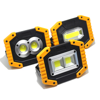 20W COB Work Lamp IP68 Waterproof Outdoor Emergency , lighting Projection Light USB Portable Spotlight Hunting Camping light