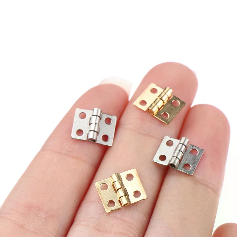 For 1/10 Crawler Car Trx4 1/14 Dump Truck SCANIA 770S 10pcs Mini Door Hinge Simulation Folding