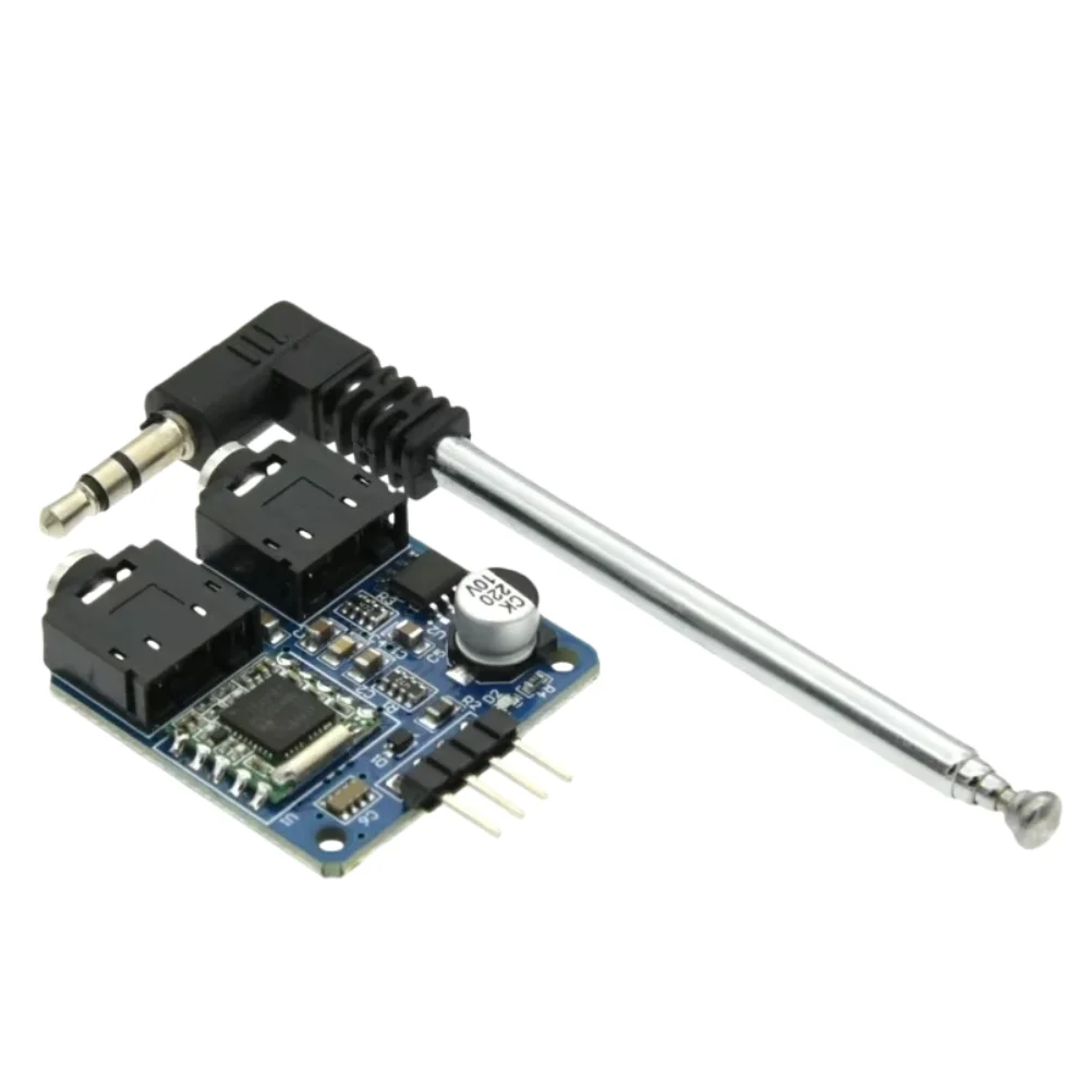 10-1pcs,TEA5767 FM Stereo Radio Module For 76-108MHZ With Free Cable Antenna