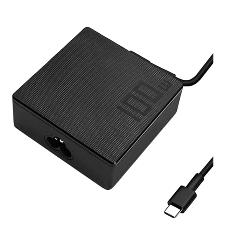 Laptop Charger 100W USB C Charger Type C Power PD Wall Fast Charger  Adapters Type C Power Cord Compatible With 90W For Laptop