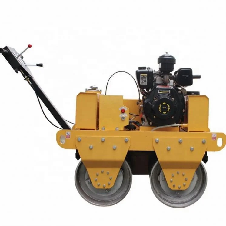 Supply 1 Ton 2 3 Diesel Engine Double Drum 5 Vibratory Road Roller