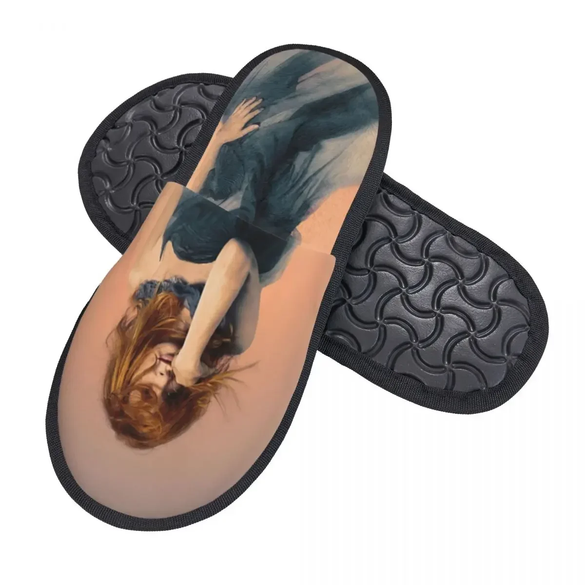 Beautiful Mylene Farmer Comfort Scuff Memory Foam Slippers Women Sexy Hotel House Shoes