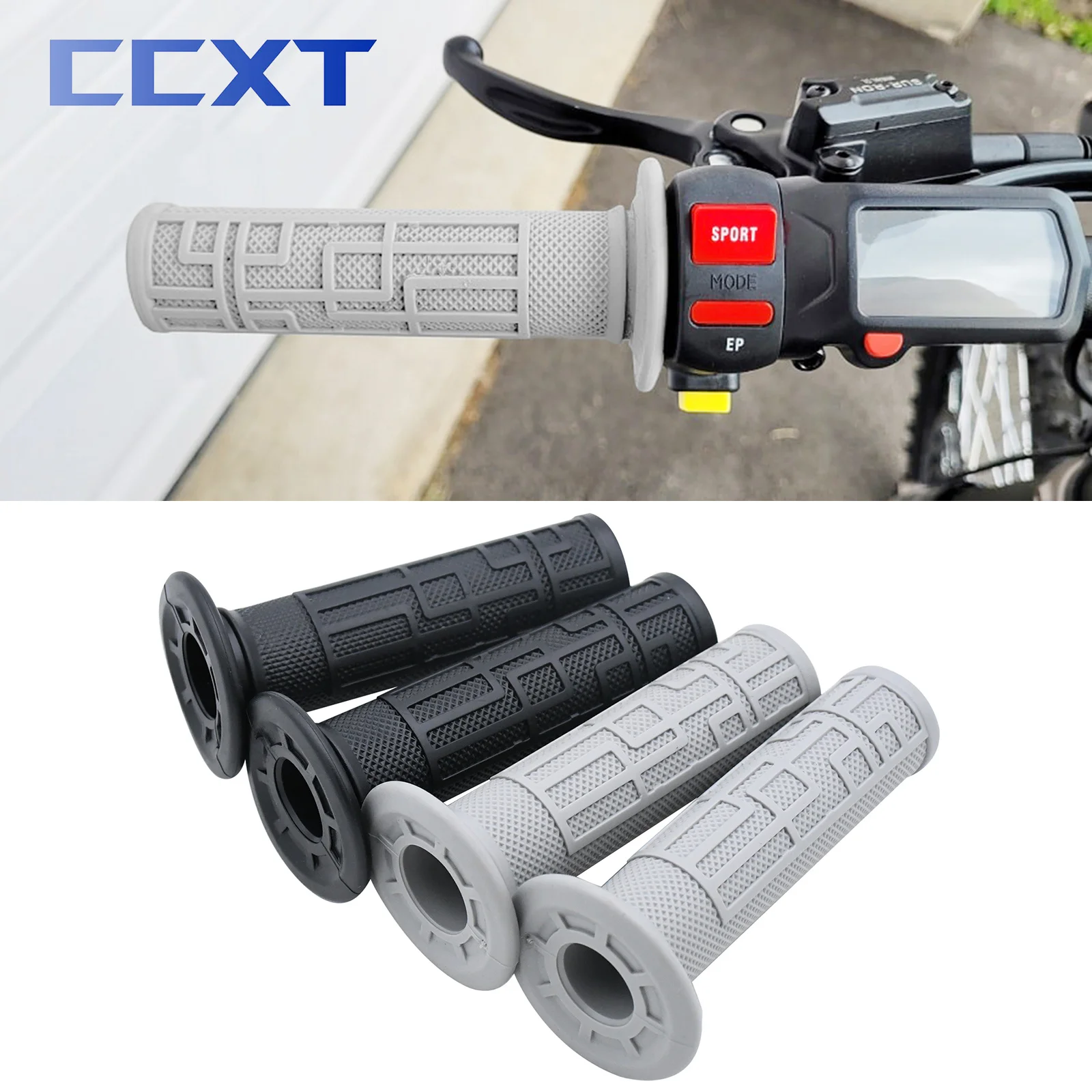 For Segway X260 X160 Electric Vehicle Motorcycle Rubber Handlebar Hand Grip Brake Handle For Sur-Ron Light Bee X S Universal