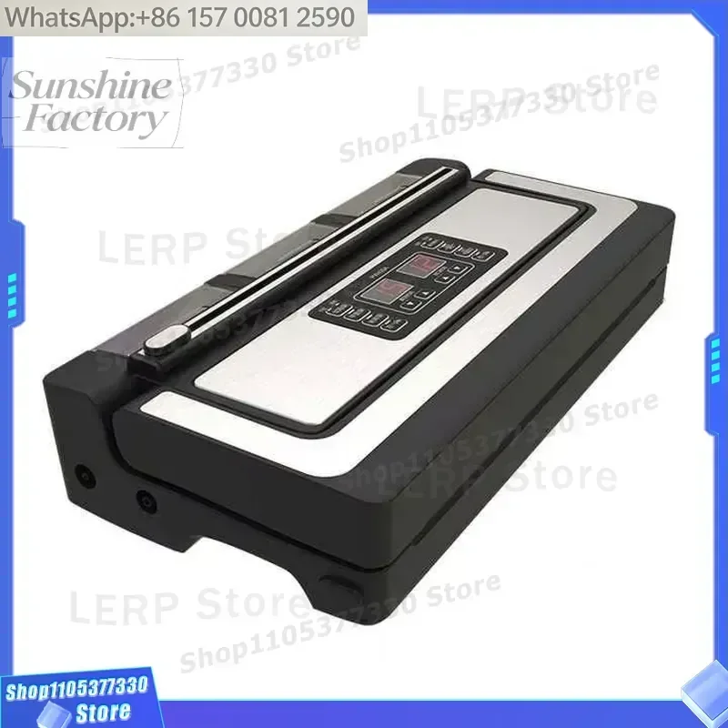 Commercial and Household Vacuum Sealer Machine With Built-in Cutter Pulse Function Dry Moist and Vacuum Bags
