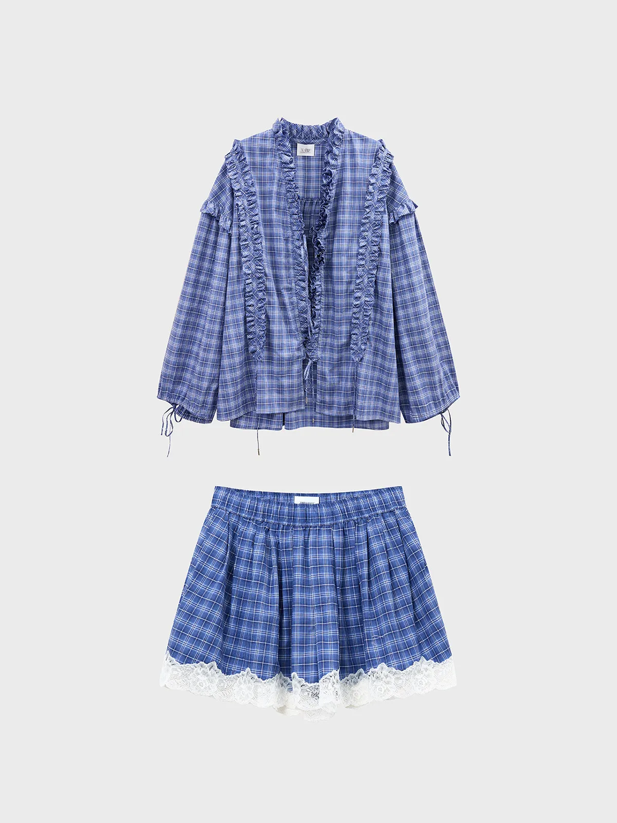 

Новые женские повседневные свободные дышащие хлопковые длинные рубашки на пуговицах с клетчатым принтом и оборками по низу