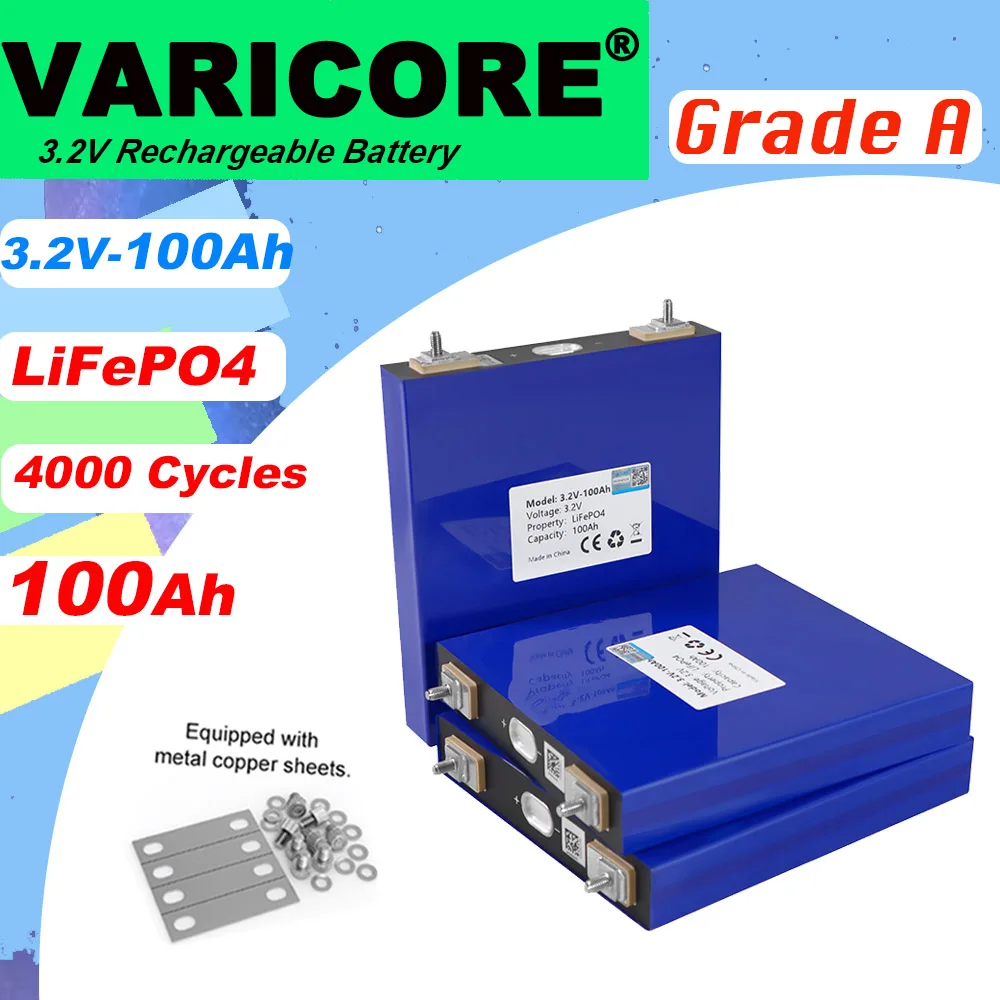 ¿Por qué la batería LiFePO4 3.2V 100Ah Fosfa 54 es la mejor opción para tu proyecto DIY de energía solar o eléctrico?