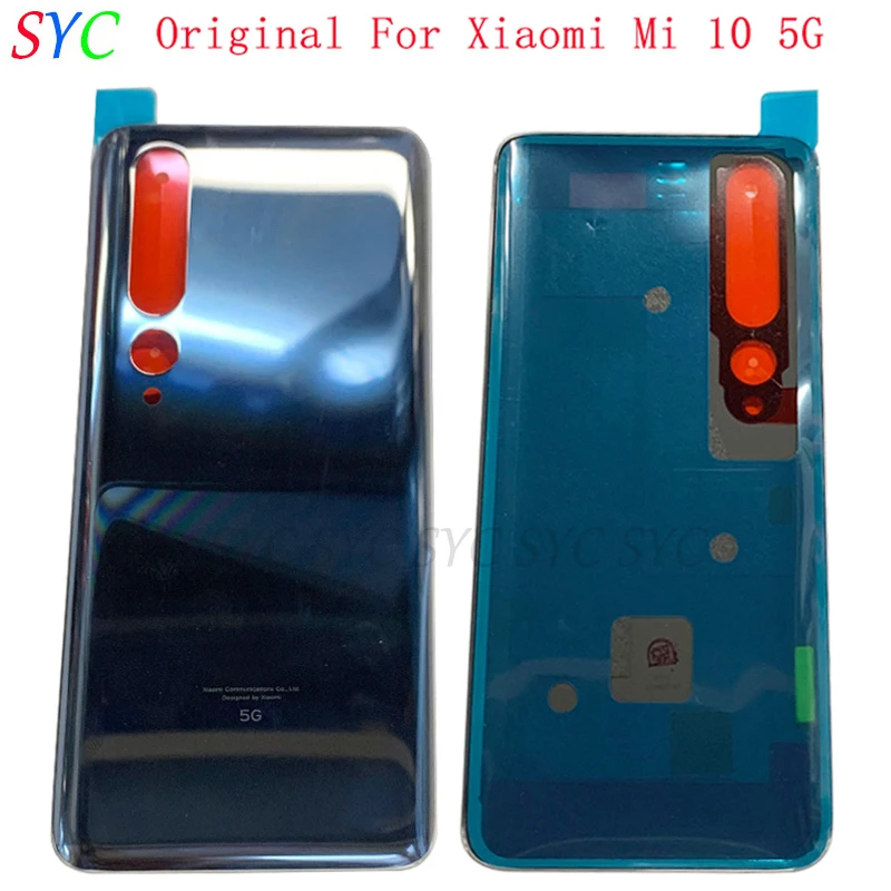 

Original Rear Door Battery Cover Housing Case For Xiaomi Mi 10 5G Back Cover with Logo Repair Parts