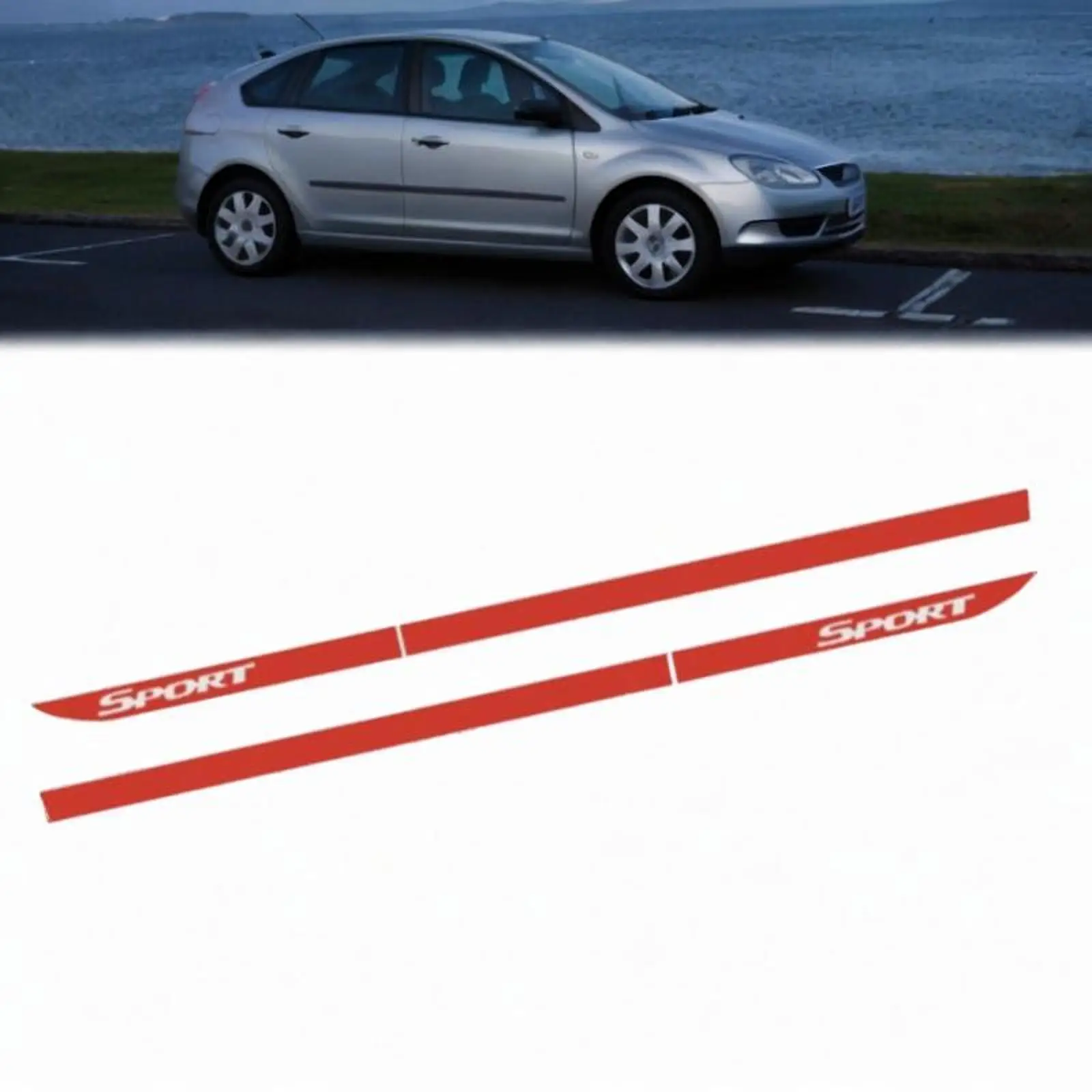 

2Pcs Large Car Stickers Decals Easy Installation Party Fashion Vehicle Decals Stylish Gift for Auto Bus Motorhome SUV RV