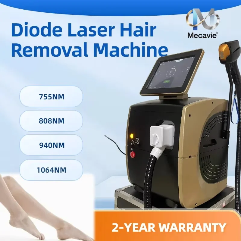 

Новейшее устройство для удаления волос с диодным лазером мощностью 4000 Вт с 4 длинами волн, безболезненное, постоянное, 808 1064 755 940 нм для домашнего использования