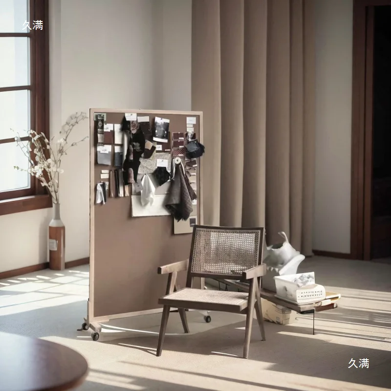 

Мобильная напольная универсальная подставка на колесиках для доски объявлений, декоративной доски из пробки, фотостены