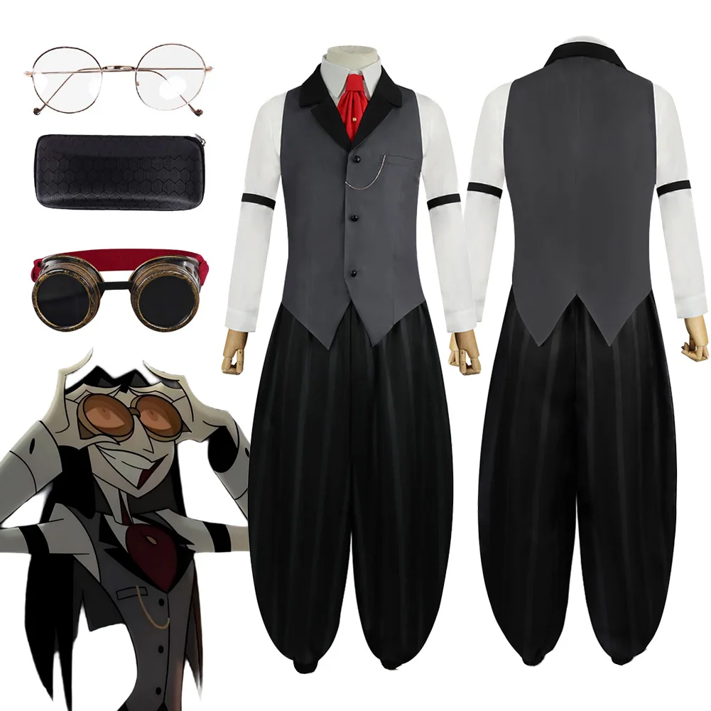 

Sir Pentius Косплей Фэнтезийная одежда Очки Очки 2025 TV Hell Inn Костюм Маскировка Хэллоуин Взрослые женщины Ролевая игра Наряд