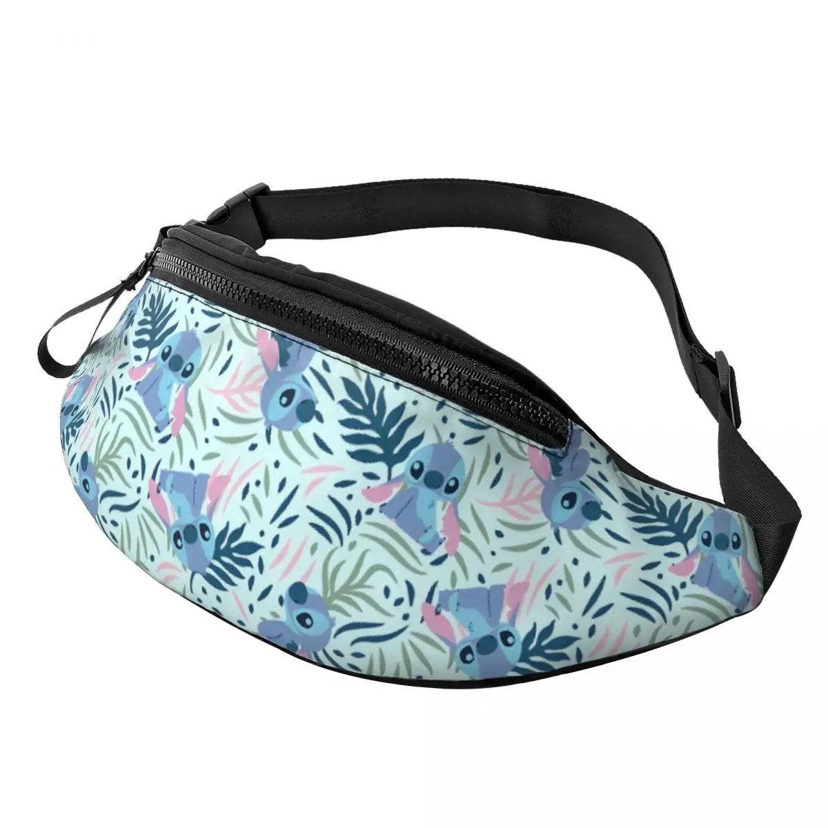 

Cute Stitch Seamless Crossbody Sling Bags Small Chest Bag Cartoon Shoulder Backpack Daypack for Travel Hiking Sports Satchel