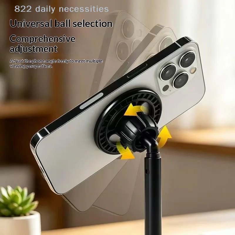 Home Cooking Videos - Handige magnetische telefoonstandaard, verstelbare telescopische paal,