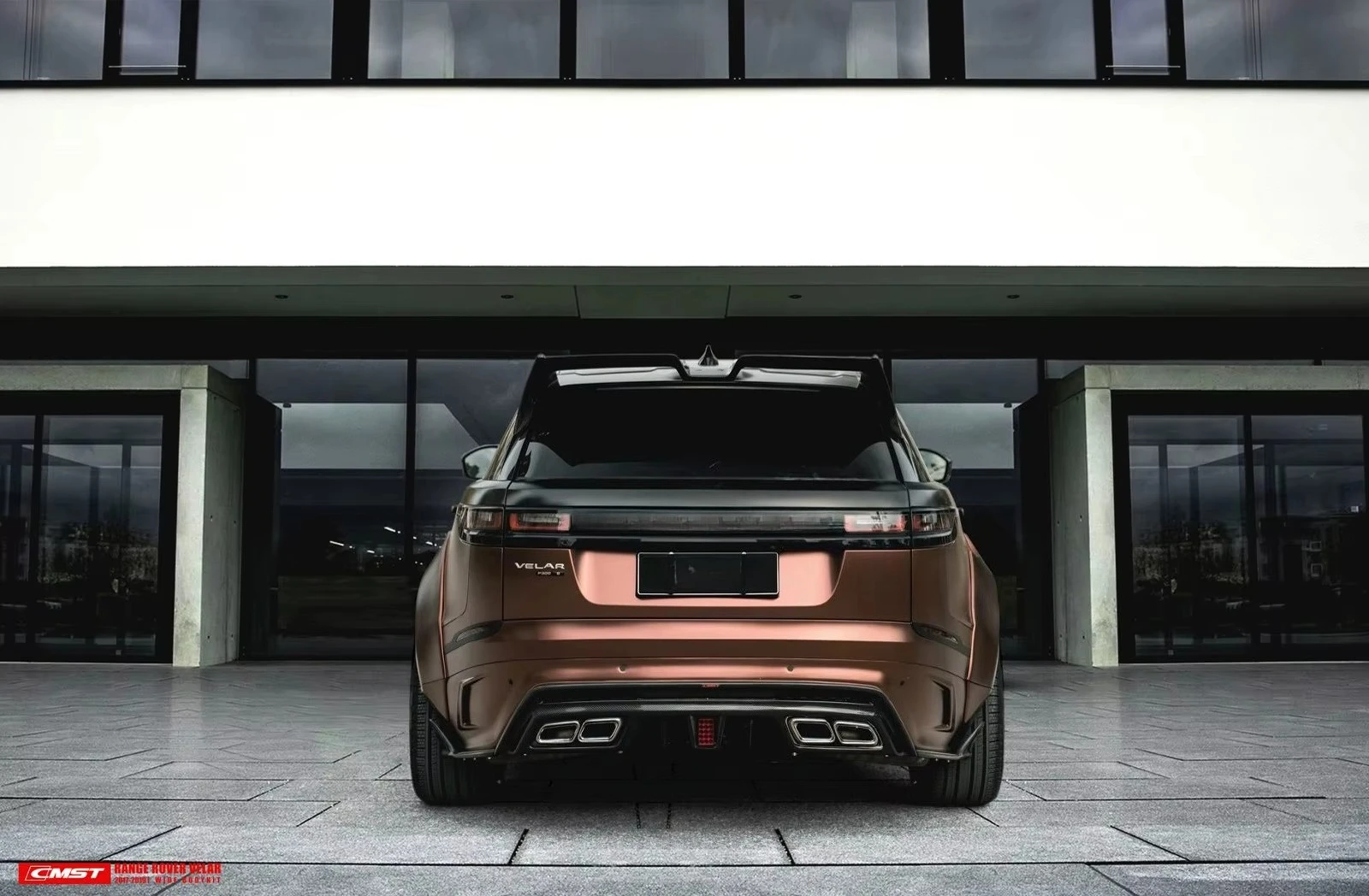 CMST Style Half Carbon Fiber Body Kit Fit for r Range Rover Velar L560 2017 2019 Car Bumper Modification Accessories