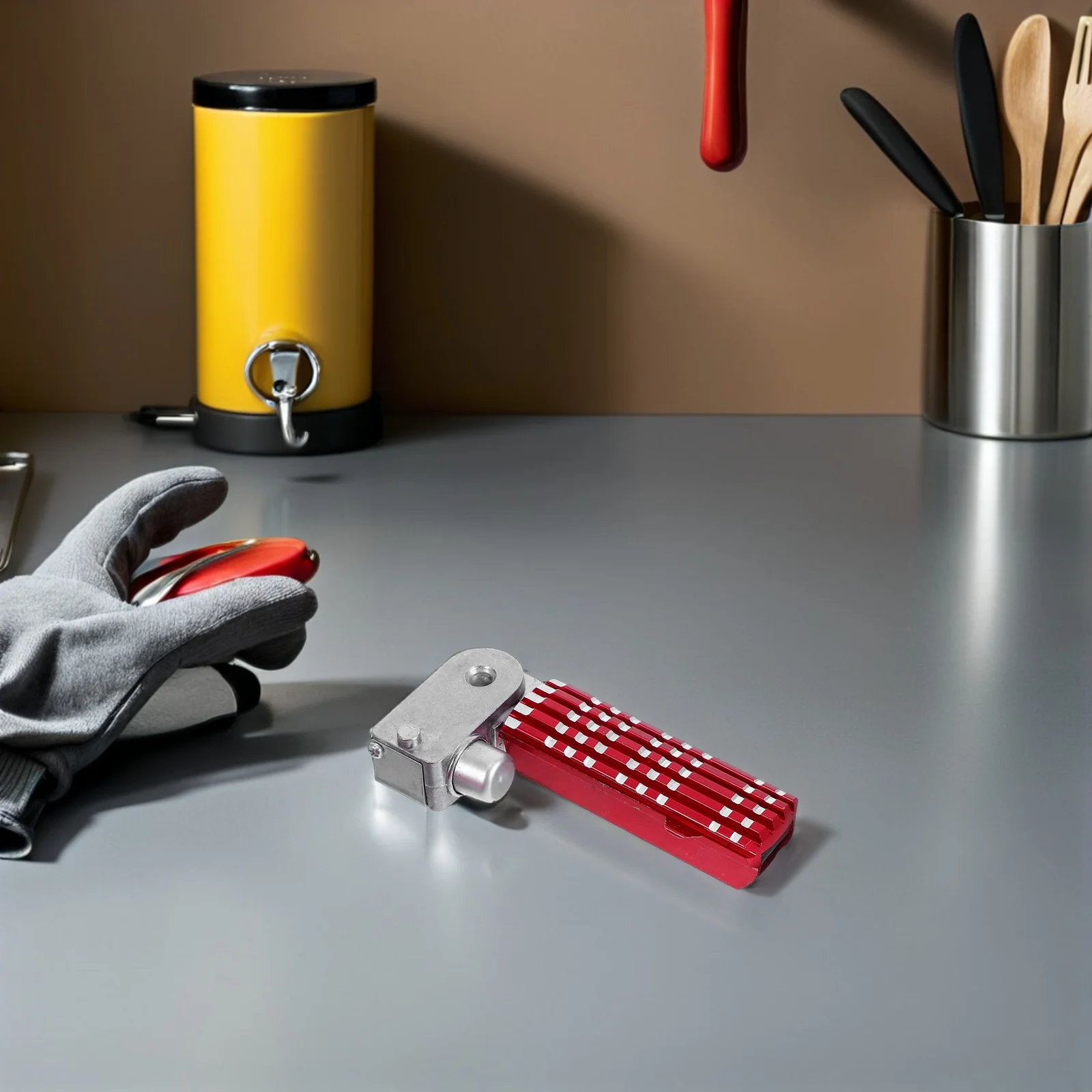 

2Pcs Motorcycle Folding Passenger Foot Peg Aluminum Alloy Non Slip Rear Footrest Pedal Universal Bike Scooter Bracket Stand