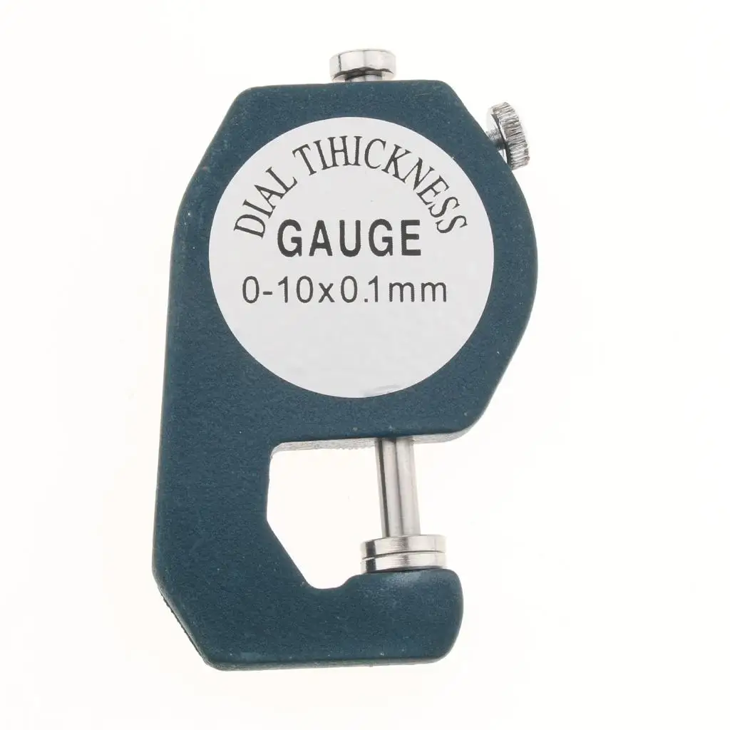Leather Thickness Gauge Flat Face Manual Micrometer Industrial Measuring Tool for Paper Film Metal Sheet