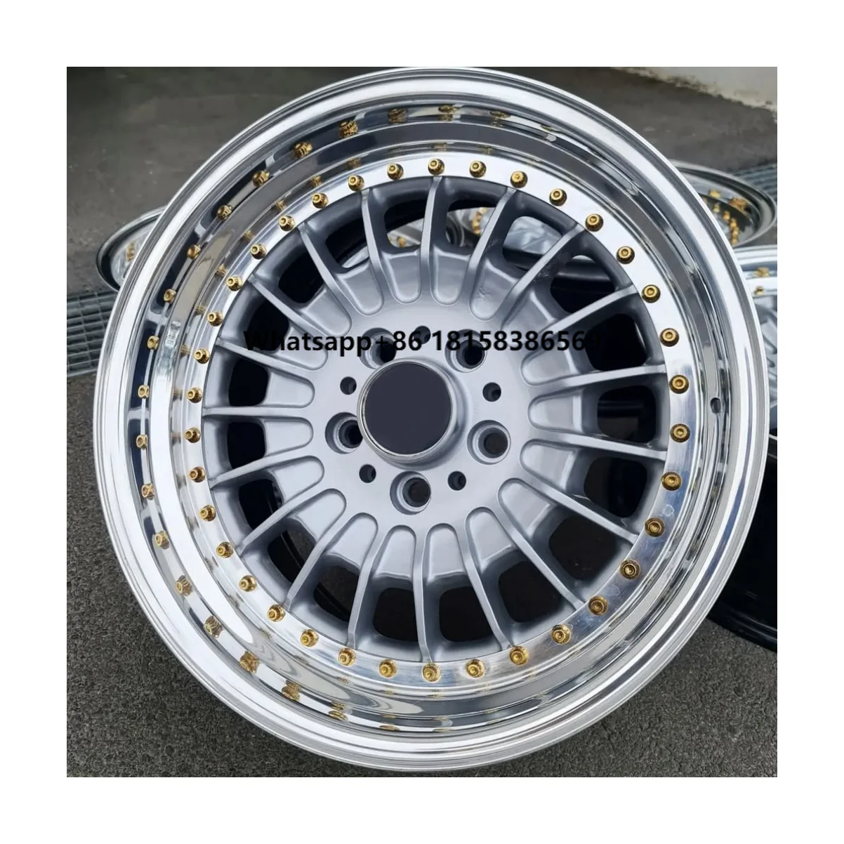 

BK 3 Piece 5x120 Forged TRX Style Wheels 16 17 18 19 Inch Rims Polished Alloy Passenger Car Wheels for E24 E28 E30 E32