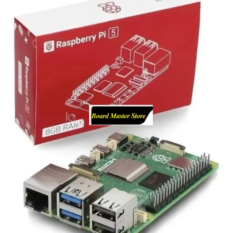 BoaMasMLorida Hot Sales Raspberry Pi 5 8GB 4GB 2GB 1GB Kit Original 4 Model B De 8gb Raspberry Pi 5 With Case