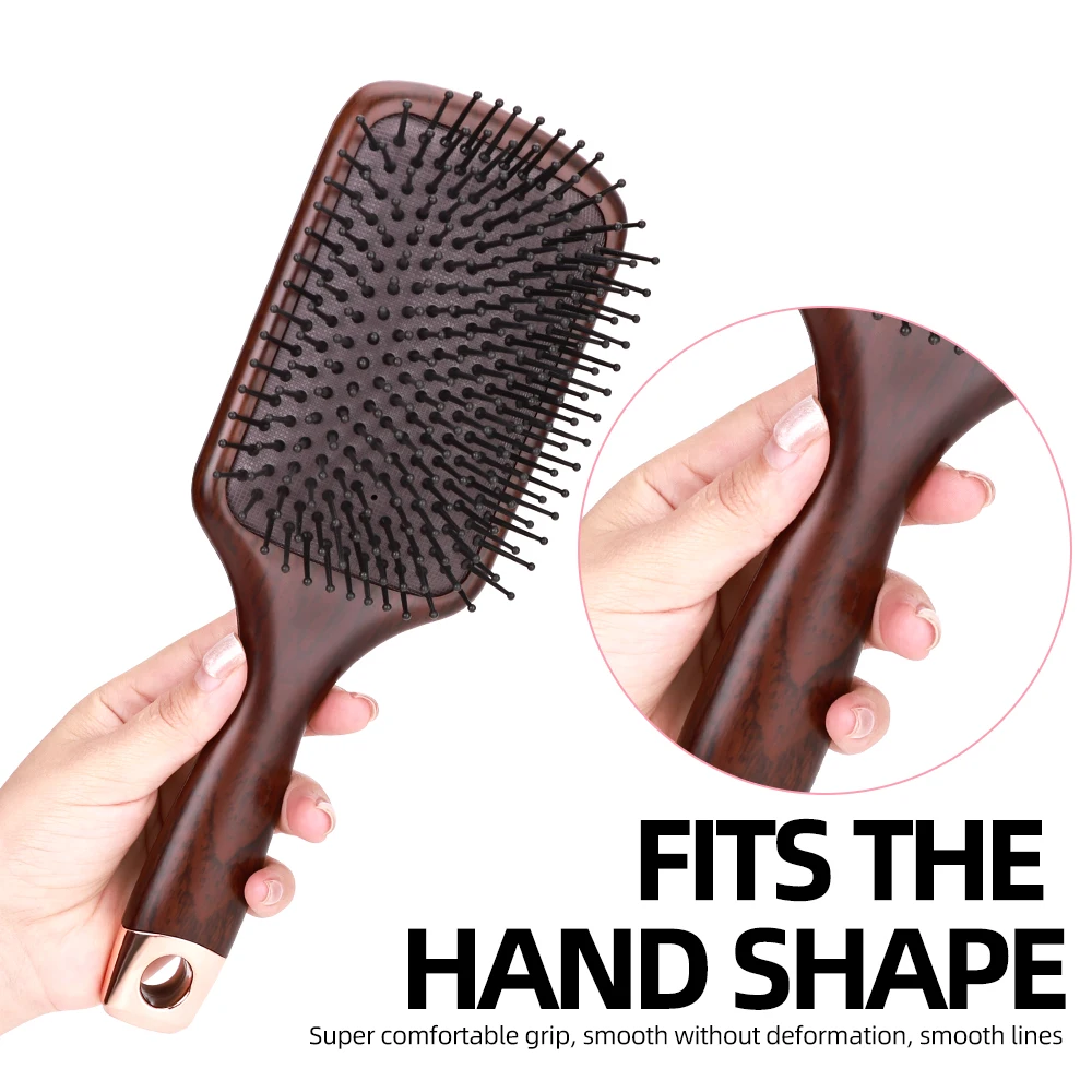 Air Cushion Hair Brush, Scalp Massage Detangling Comb, Anti-Static Smoothing Brush for Curly Wet Dry Hair Salon Tool
